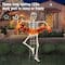 Glitzhome® 86.25"H Lighted Halloween 2.5D Skeleton Outdoor Decor
